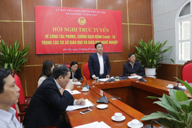 Sở GD&ĐT Hà Nội họp trực tuyến tìm giải pháp đảm bảo an toàn khi học sinh trở lại trường