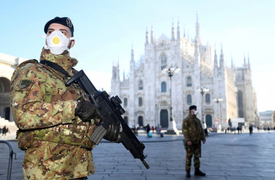 Bảy người chết, hơn 200 ca nhiễm Covid-19 ở Italy