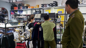 Tạm giữ hàng loạt túi xách nghi 'nhái' Louis Vuitton, Gucci