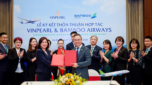 Vinpearl hợp tác chiến lược với Bamboo Airways