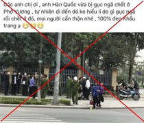 Người đàn ông Hàn Quốc chết ở Bắc Ninh âm tính với Covid-19