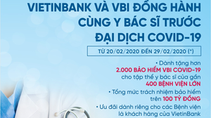 VietinBank và VBI đồng hành cùng các y, bác sỹ trước đại dịch COVID-19
