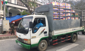 Chuyến hàng xuất khẩu đầu tiên chính thức thông quan tại Lai Châu