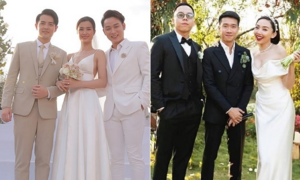 Tóc Tiên, Đông Nhi và những mỹ nhân Việt chuộng váy cưới đơn giản