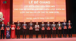 Thêm 86 cán bộ quy hoạch cấp chiến lược hoàn thành lớp bồi dưỡng