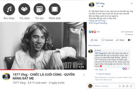 'Siêu phẩm' mới của 1977 Vlog đứng top thịnh hành YouTube