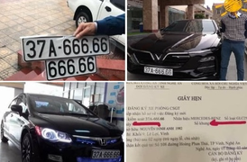 Chủ xe Mercedes bốc được biển ngũ quý 6 ngã ngửa phát hiện 2 xe 'đụng hàng'