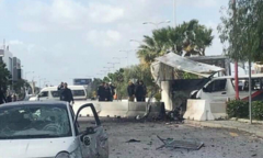 Đánh bom tự sát nhằm vào đại sứ quán Mỹ ở Tunisia, 5 cảnh sát thương vong