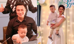 Sau ly hôn, Việt Anh và vợ cũ cùng tổ chức sinh nhật cho con trai