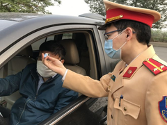 CSGT phải khai báo tình trạng sức khoẻ của mình và người thân