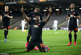 Thắng đậm đội bóng ít tên tuổi, MU yên tâm chờ vé vào tứ kết Europa League