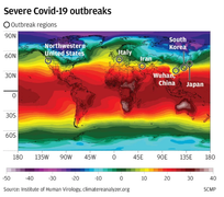 'Hành lang ổ dịch Covid-19' lớn nhất thế giới tập trung ở Bắc Bán cầu
