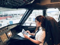 Nữ cơ phó 'xinh nhất Việt Nam': Tôi yêu bầu trời nên cố theo đuổi giấc mơ phi công