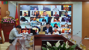 VOV lần đầu giao ban công việc trực tuyến với 55 điểm cầu