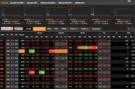 ‘Cơn lốc đỏ’ bao trùm sàn chứng khoán Việt Nam