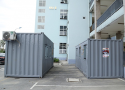 Phòng khám cách ly đặc biệt trong container tại Bệnh viện K Hà Nội