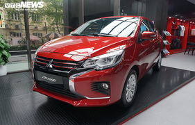 Cận cảnh sedan rẻ nhất phân khúc B Mitsubishi Attrage 2020 vừa 'chào sân'