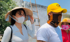 Thủy Tiên quyên góp hơn 9 tỷ đồng, tự đi khảo sát lắp máy lọc nước mặc trời nắng nóng