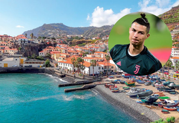 Về quê tránh đại dịch, Ronaldo gặp động đất