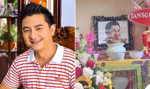 Gia đình, bạn thân thắp hương tưởng nhớ ngày mất của cố nghệ sĩ Anh Vũ
