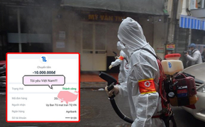 Cộng đồng mạng hưởng ứng ủng hộ phòng chống dịch Covid-19