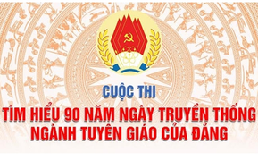 Tổ chức thi trắc nghiệm lịch sử 90 năm ngành Tuyên giáo