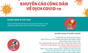 Dịch Covid-19: Công dân cần hạn chế đi lại giữa các nước và về Việt Nam