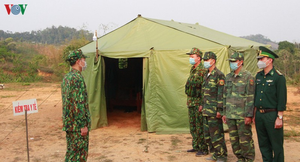Bộ đội biên phòng chặn dịch Covid-19 nơi biên giới Sơn La
