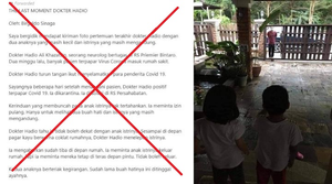 Sự thật bức ảnh bác sĩ Indonesia tạm biệt vợ con trước khi qua đời