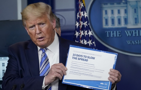 Đài Mỹ đồng loạt cắt sóng phát biểu của Tổng thống Trump về Covid-19