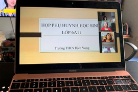 Họp phụ huynh trực tuyến mùa dịch Covid-19