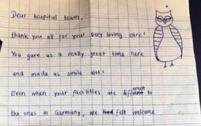 Thư cảm ơn từ hai du khách Đức và niềm vui của những y bác sĩ ở Gia Lai