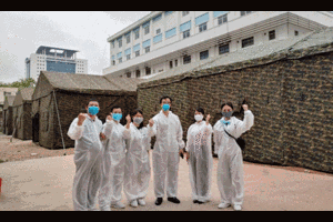 Xây dựng bệnh viện dã chiến trong BV Bạch Mai, sẵn sàng cho tình huống xấu nhất