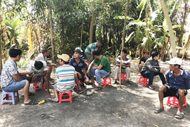 Con bạc nhảy xuống kênh khi cảnh sát triệt phá trường gà