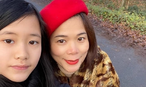 Con gái Mỹ Lệ đón sinh nhật buồn tại Đức