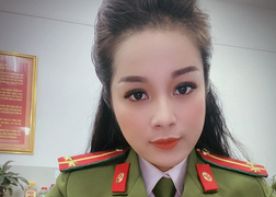 Minh Hương 'Vàng Anh': 'Tự hào khi mang công an hiệu cấp trung úy'