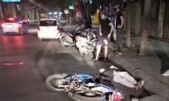 Truy tìm chiếc ô tô tông người trọng thương rồi bỏ trốn trên phố Thủ đô
