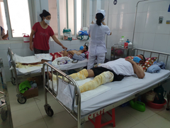 Xưởng luyện thép Formosa Hà Tĩnh xảy ra sự cố, 2 công nhân bỏng nặng