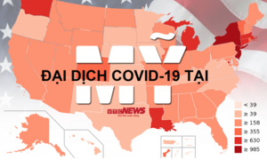 Infographic: Sự gia tăng khủng khiếp ca nhiễm SARS-CoV-2 tại Mỹ