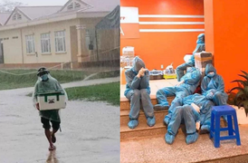 Lặng người trước những hình ảnh chạm đến trái tim từ nơi tuyến đầu chống dịch