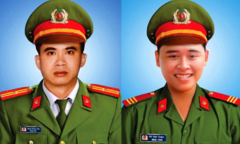 Thăng quân hàm cho 2 công an hy sinh khi truy bắt nhóm đua xe, cướp giật