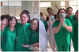Các bác sĩ Bình Thuận ôm nhau khóc vì tin vui từ bệnh nhân Covid-19 cuối cùng