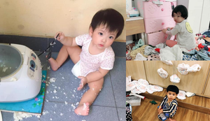 Khoảnh khắc dở khóc dở cười khi ở nhà chăm con những ngày cách ly xã hội