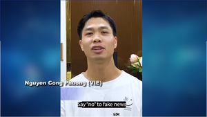 Công Phượng, Quang Hải tham gia chiến dịch 'BreakTheChain' chống COVID-19