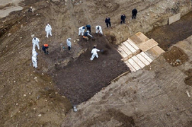 Nghi vấn chôn tập thể người chết vì COVID-19 trên đảo Hart, New York lên tiếng