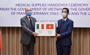 Đại sứ Italy: Cảm ơn Việt Nam hỗ trợ trong cuộc chiến chống đại dịch COVID-19