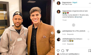 Neymar ủng hộ mẹ yêu trai trẻ kém 30 tuổi