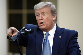 Tổng thống Trump: ‘Trung Quốc muốn tôi thất bại trong đợt bầu cử sắp tới’