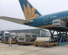 Vietnam Airlines miễn phí vận chuyển hàng hoá hỗ trợ phòng, chống COVID-19 