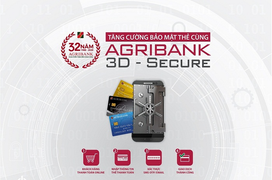 Tăng cường bảo mật thẻ cùng Agribank 3D-Secure